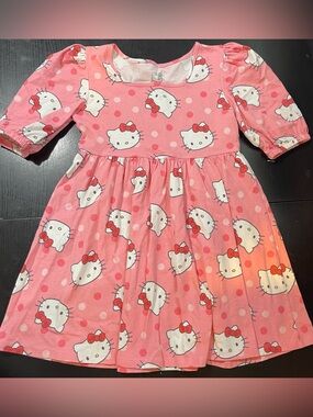 Hello Kitty Pink Polka Dot Party Dress